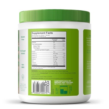 Amazing Grass Greens Trio: Greens Powder with Wheatgrass, Alfalfa, & Barley Grass, Rich Source of Chlorophyll, 30 Servings