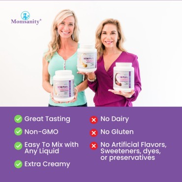 Dairy-Free Meal Replacement Protein Powder for Women - Plant & Collagen Protein Blend | 20g Protein (Vanilla)