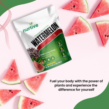 Watermelon Seed Protein Powder - Plant-Based Protein Enriched with Magnesium, Iron, and Antioxidants - Ideal for Post-Workout Recovery & Sustainable Nutrition - 21 Servings (16 oz / 454g)