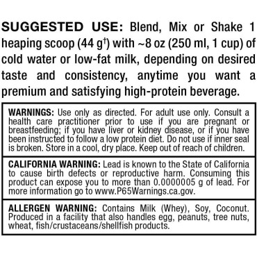 ALLMAX HEXAPRO, Chocolate - 5 lb - 25 Grams of Protein Per Serving - 8-Hour Sustained Release - Zero Sugar - 52 Servings