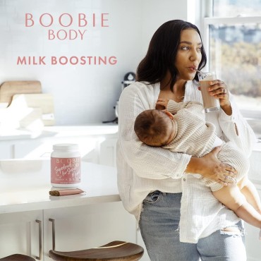 Boobie Body Superfood Protein Meal Replacement Shake, Chocolate Bliss Flavor | 19g Protein | Safe For Pregnancy, Lactation, & Motherhood | Organic, Vegan, Zero Sugar, 1 Tub (23.3 oz.)